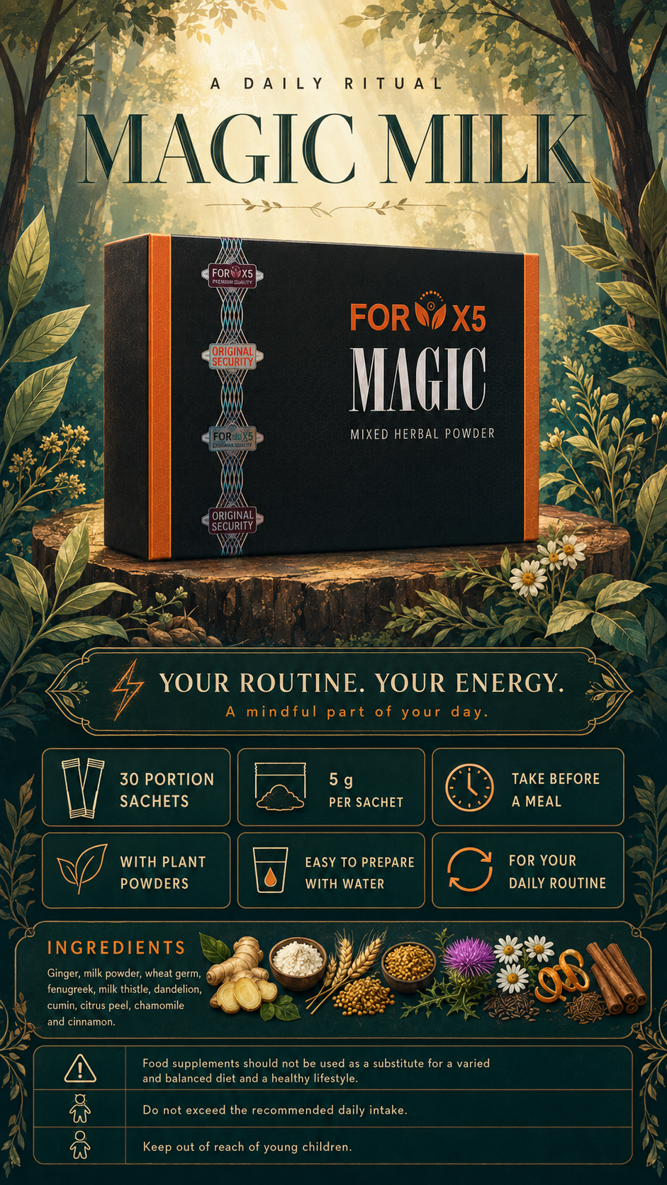 (2er SET) Magic Milk FOR X5